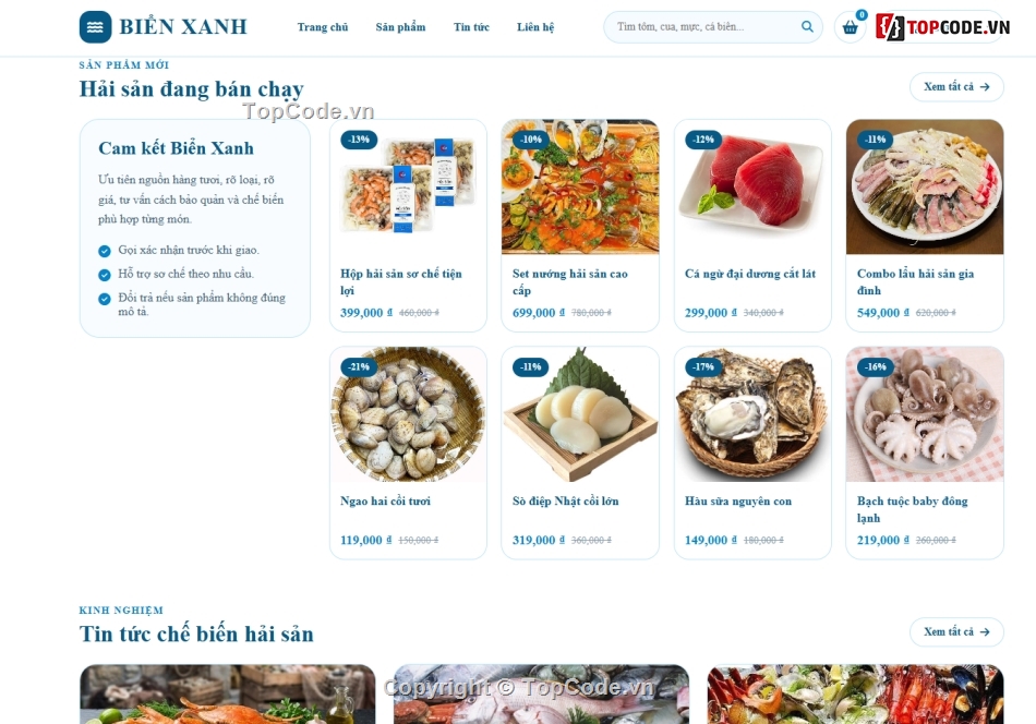 hệ thống,hải sản,bán hải sản